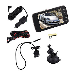 Avis Universal Voiture Auto 4,0 pouces Full HD 1080p Car DVR Camera Recorder Double Lens GPS Logger