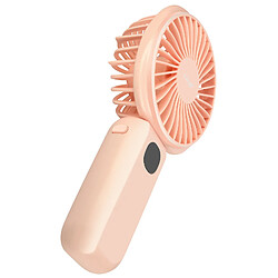 LinQ Mini Ventilateur Portable Silencieux Affichage LED et Lampe intégrée Rose