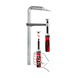 Bessey - Presse à vis tout acier avec poignée bi-matière GZ-2K 400/80 mm - GZ40-8-2K