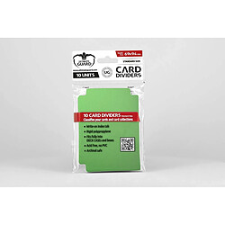 Ultimate Guard - 10 intercalaires pour cartes Card Dividers taille standard Vert 