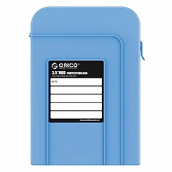 Wewoo Boîtier disque dur bleu PHI-35 3.5 pouces SATA HDD Case protéger la boîte de couverture