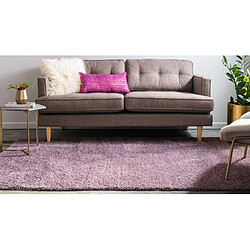 Avis Hadorn Tapis shaggy 240x240 Violet Luzern