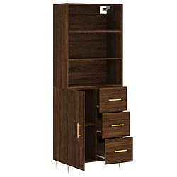 Acheter Maison Chic Buffet,Meuble de Rangement,commode pour salon,Cuisine Chêne marron 69,5x34x180 cm Bois d'ingénierie -MN91380