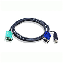 Jeu de câbles KVM, USB ATEN, 2L-5201U, longueur 1,2 m