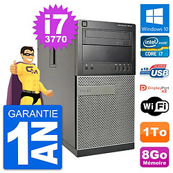 PC Tour Dell OptiPlex 9010 Intel Core i7-3770 RAM 8Go Disque 1To Windows 10 Wifi · Occasion 