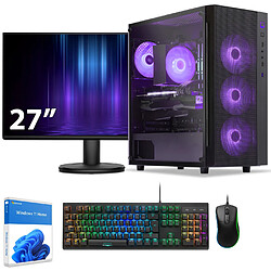 Sedatech Pack PC Gamer • AMD Ryzen 7 7800X3D • RTX4070Ti • 32Go DDR5 • 2To SSD M.2 • Windows 11 • Moniteur 27" Pack PC Gamer Expert • AMD Ryzen 7 7800X3D 8x 4.2Ghz (max 5.0Ghz) • Geforce RTX4070Ti • 32Go DDR5 DDR5 5200Mhz • 2To SSD M.2 • Wifi • Bluetooth, USB 3.2 • Windows 11 • Moniteur 27" + Clavier/Souris Gamer