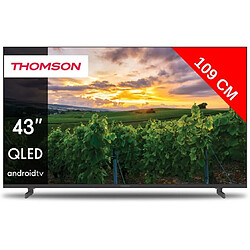 Thomson TV QLED 4K 109 cm 43QA2S13 Android TV 43'' Qled Thomson 43” (109 cm) QLED 4K UHD Smart Android TV – 43QA2S13