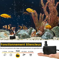 Avis Helloshop26 Mini pompe à eau submersible 900l/h 22w pompe aquarium avec levage élevé de 2,20 m/2,50 m 3 buses différentes et cordon d'alimentation de 1,83 m 20_0005329