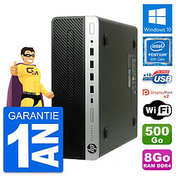 PC HP ProDesk 600 G3 SFF Intel G4400 RAM 8Go Disque Dur 500Go Windows 10 Wifi · Occasion 