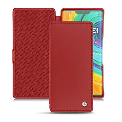 Housse cuir Huawei Mate 30 Pro - Rabat horizontal - Rouge ( Nappa - Pantone #d50032 ) - NOREVE