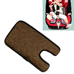 Wewoo Universal Baby Car Allume-cigarette Plug Housse de selle siège chauffant Chauffage Seat coussin électriqueTaille 310x 440 + 210 x8mm Brown 