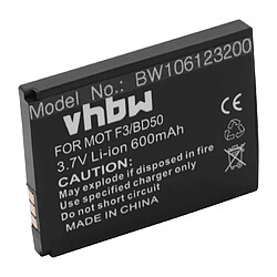 Vhbw Batterie Li-Ion 3.6 / 3.7V pour FRITZ! Fon MT-F, M2, AVM Fritz!Fon C4 remplace les modèles 312BAT006, 100402