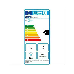 Clim-2100W-8200BTU/h- ClassA-EER2,6-gaz R290-47 à 60dB(A) DELONGHI - PACN77ECO