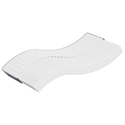 vidaXL Matelas en mousse moyennement doux 80x200 cm 