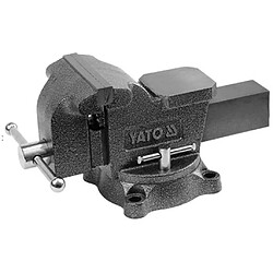 YATO Étau d'établi avec base pivotante 125 mm