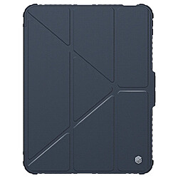 Nillkin Étui Antichoc pour iPad Pro 11 2024 Clapet Support Multi angles Bleu Nuit 