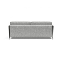 Avis Inside 75 Canape lit NORDHAM couchage 140 cm micro check gris