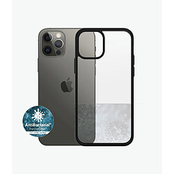 PANZERGLASS - Coque Transparente avec Bord Noir pour Apple iPhone 12/12 Pro AB