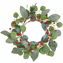 Rico Couronne d'eucalyptus et baies rouges Ø 16,5 cm