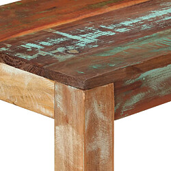 Avis vidaXL Table console 110x35x76 cm Bois de récupération massif