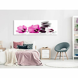 Paris Prix Tableau Imprimé Calm Mallow Narrow Pink 40 x 120 cm