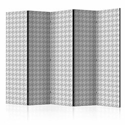 Paris Prix Paravent 5 Volets Dogtooth Check 172x225cm