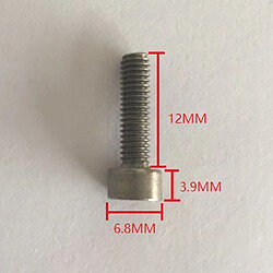 Avis 10pcs Boulons à Tête M4x12 DIN912 De Titane Hexagonal à Tête Cylindrique Durables Vis