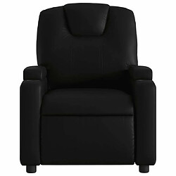 Avis Maison Chic Fauteuil inclinable,Fauteuil luxe de relaxation Noir Similicuir -MN34771