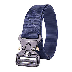 Ceinture De Taille En Nylon Robuste Pour Hommes, Ceinture De Travail Web, Bleu Marine pas cher