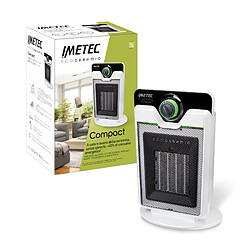 Imetec Compact Intérieure Noir, Blanc 2000 W Chauffage de ventilateur électrique