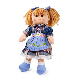 Bigjigs Toys Poupée douce Katie, 34 cm de haut