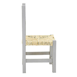 Aubry Gaspard Chaise enfant en bois gris.