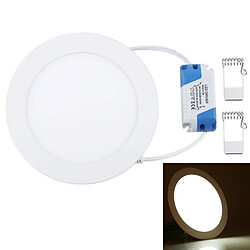 Wewoo Lampe de panneau rond de lumière blanche normale de 9W 15cm avec le conducteur de LED, 45 LED SMD 2835, flux lumineux: 630LM, CA 85-265V, taille de découpe: 13.5cm 