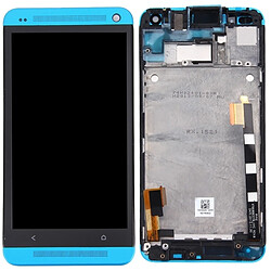 Wewoo Pour HTC One M7 / bleu 801e pièce détachée LCD Affichage + Écran Tactile Digitizer Assemblée avec Remplacement de Cadre 