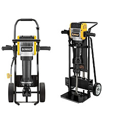 DeWalt - Marteau piqueur hexagonal (démolisseur) 62J 30Kg + chariot - D25981K