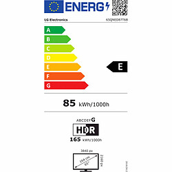 Avis TV intelligente LG 65QNED87T6B 4K Ultra HD HDR AMD FreeSync 65"