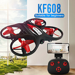 Universal KF608 Mini Drone 360 Degree Flip Headless Mode Hauteur Maintien Télécommandé Quadcopter Jouets Cadeaux Enfants | RC Helicopter(Le noir)