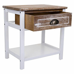 Table de Nuit Alexandra House Living Blanc 29 x 42 x 40 cm