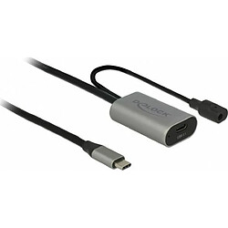 DeLOCK 85392 câble USB-C 5m - Noir et Gris - Câbles 5 m, USB C, 3.1 Gen 1