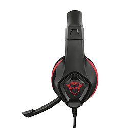 Trust GXT 404R Rana Casque Avec fil Arceau Jouer Noir, Rouge