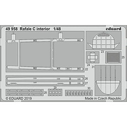 Rafale C interior for Revell - 1:48e - Eduard Accessories 