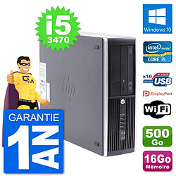 PC HP Compaq Pro 6300 SFF Intel i5-3470 RAM 16Go Disque 500Go Windows 10 Wifi · Occasion 