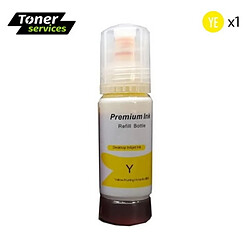 TONER SERVICES Compatible Canon GI-590 Y - Cartouche d'encre jaune 