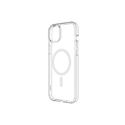 QDOS Coque pour iPhone 14 Plus Hybrid Force avec Snap Compatible MagSafe Transparent