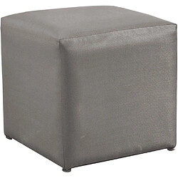 Proloisirs Pouf tabouret extérieur Cub 43 cm Taupe.