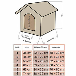 Acheter HobbyDog Niche, Taille 4, Marron avec Pattes