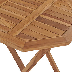 Acheter vidaXL Table pliable de jardin 60x60x75 cm Bois de teck solide