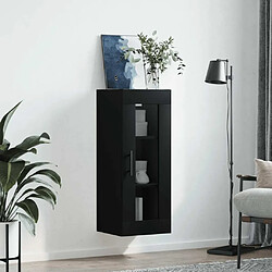 Avis Maison Chic Armoire murale,Meuble de Rangement pour salon,cuisine noir 34,5x34x90 cm -MN44781