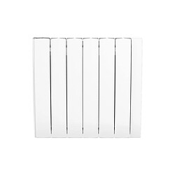 Radiateur électrique 1500W - Connecté Wi-Fi - Pierre naturelle - Inertie sèche - Affichage digital - Blanc - Onyx Heatzy