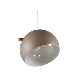 Venture Home Suspension en acier Tubbie beige 1 abat-jour.